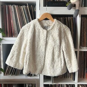 Vintage Bullocks Los Angeles faux fur coat size S/M